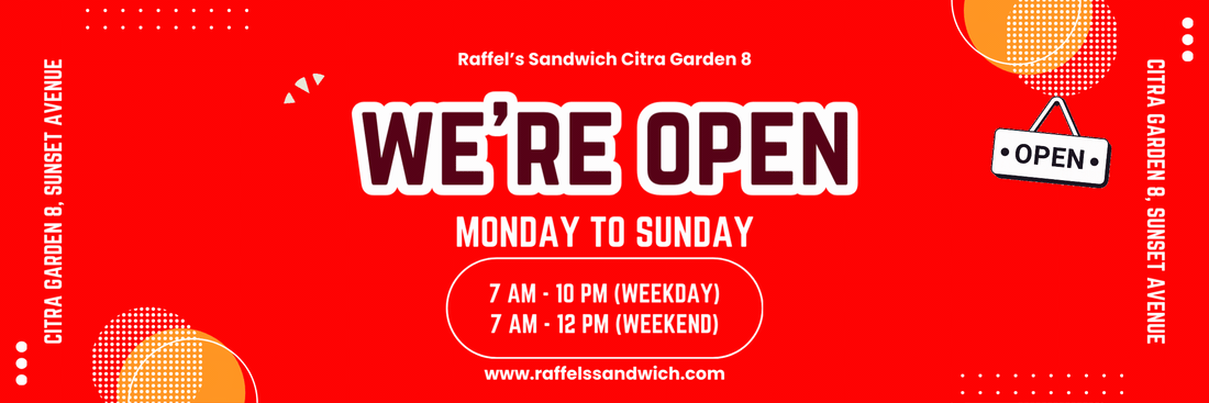 Raffel's Sandwich Kini Hadir di Citra Garden 8